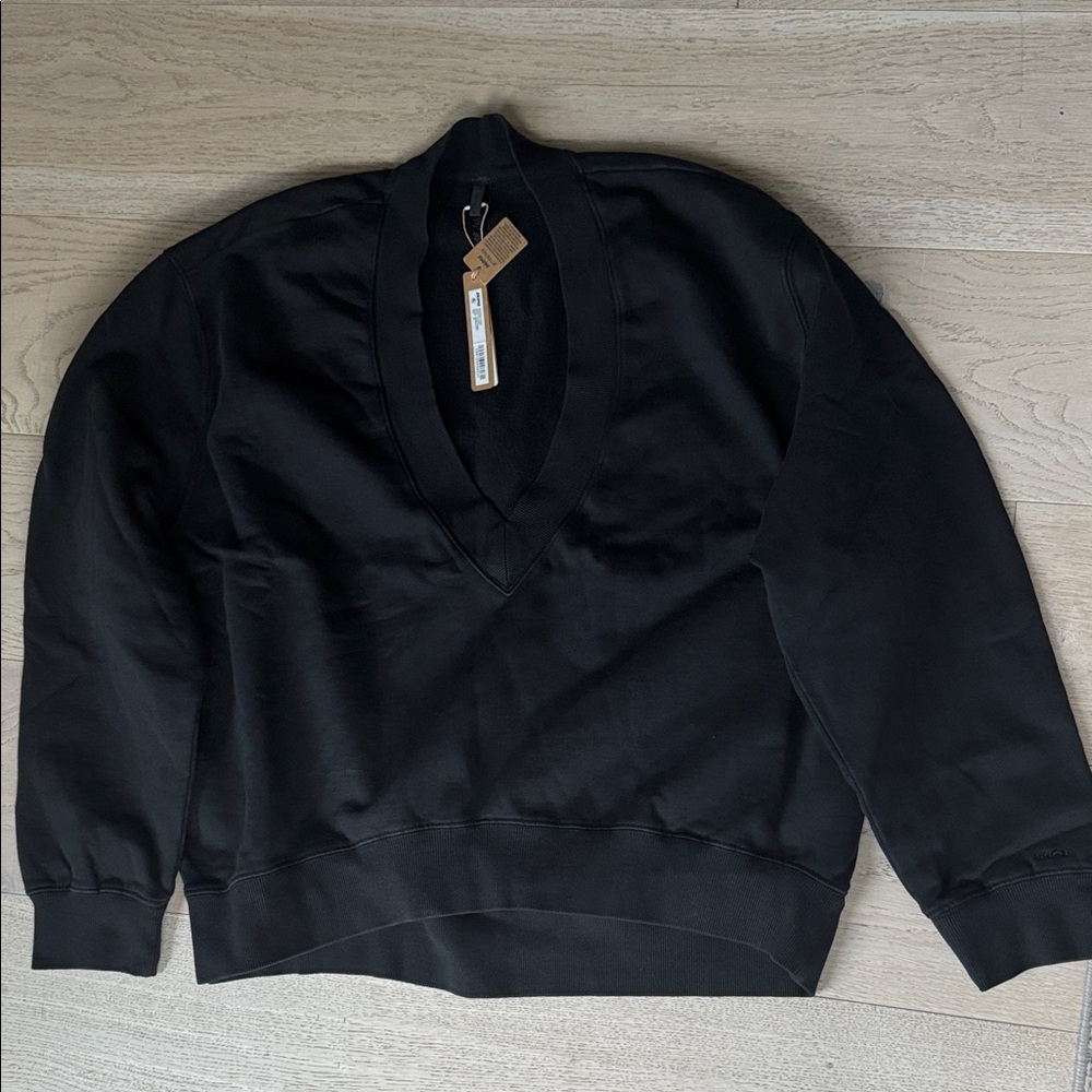NWT SKIMS Oversized Boyfriend Fleece Pullover
